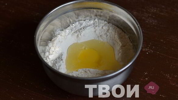 ШАГ 2. тесто для пельменей