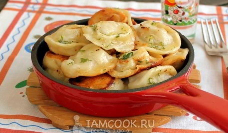 Рецепт замороженные пельмени на сковороде
