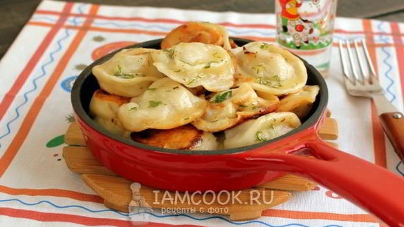 ШАГ 10. замороженные пельмени на сковороде