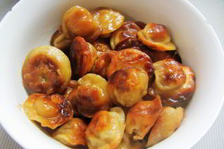 Жареные пельмени