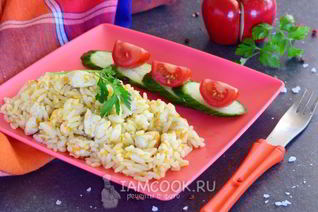 Детский плов с курицей