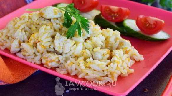 ШАГ 12. детский плов с курицей