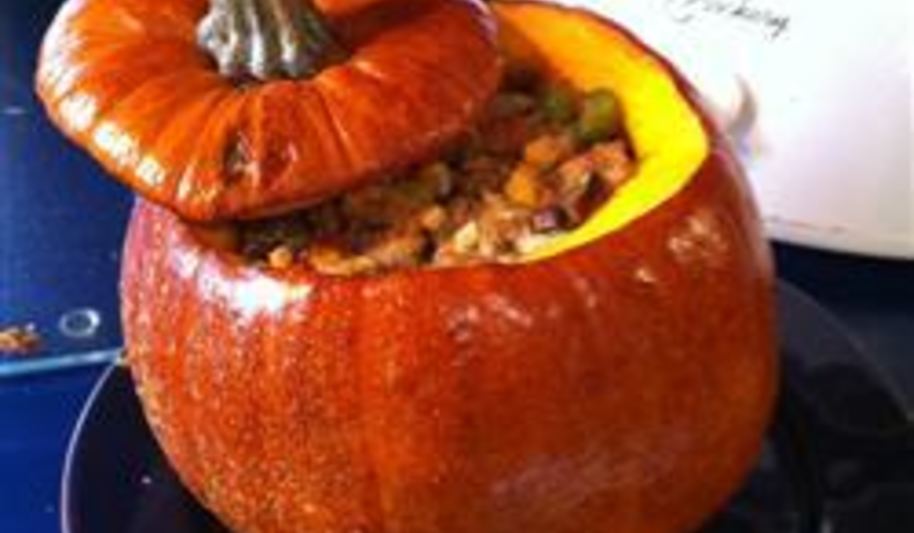 Рецепт фруктовый плов в тыкве