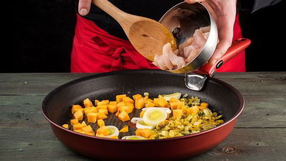 ШАГ 5. овощной плов с курицей