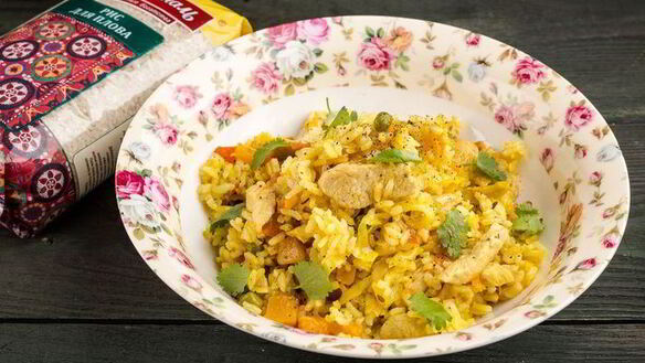 ШАГ 8. овощной плов с курицей