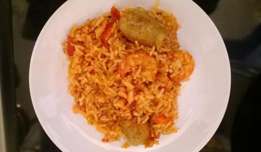 Рецепт паэлья с колбасками