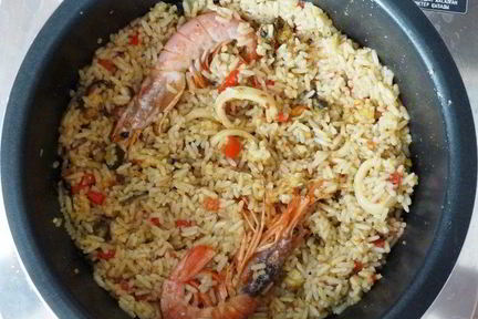 Паэлья с морепродуктами