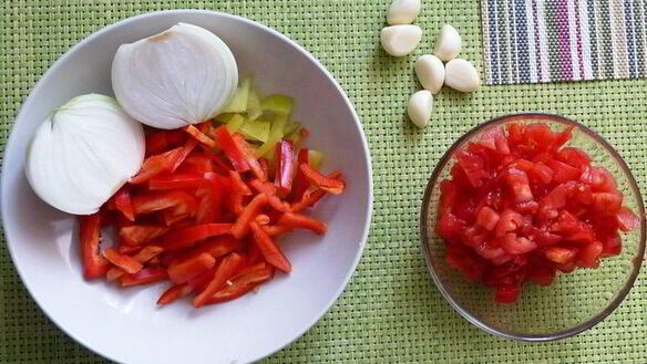 ШАГ 2. паэлья с морепродуктами