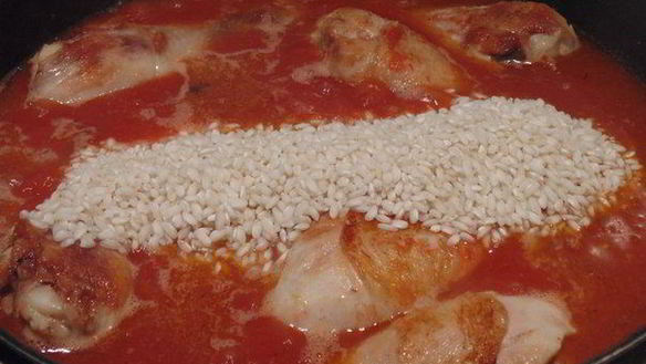 ШАГ 6. паэлья в стиле море и земля