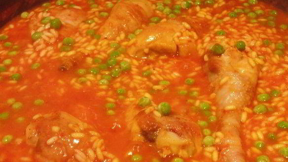 ШАГ 7. паэлья в стиле море и земля