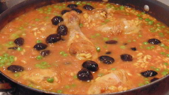 ШАГ 8. паэлья в стиле море и земля