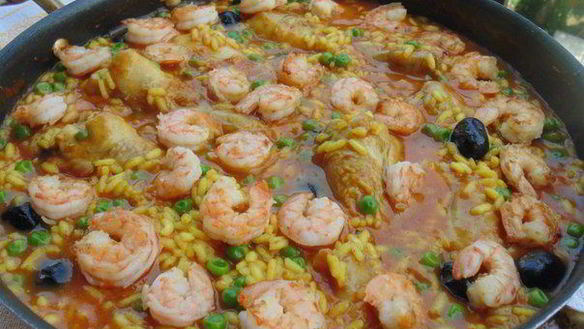 ШАГ 9. паэлья в стиле море и земля