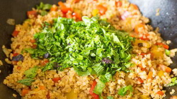 ШАГ 7. пилав из булгура с овощами