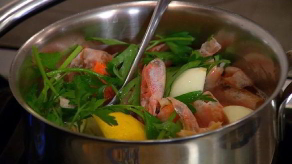 ШАГ 5. плов из бурого риса с креветками