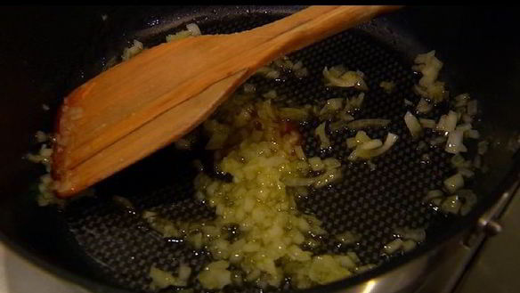 ШАГ 7. плов из бурого риса с креветками