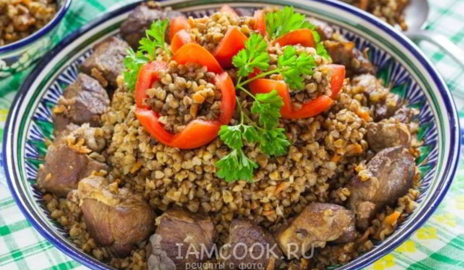 Рецепт плов из гречки с бараниной