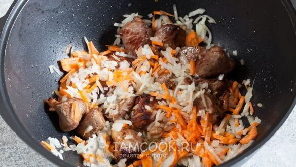 ШАГ 6. плов из гречки с бараниной