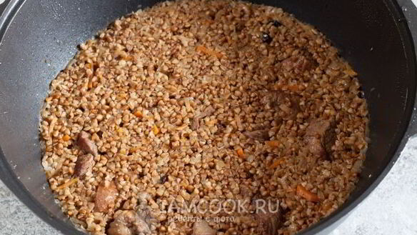 ШАГ 7. плов из гречки с бараниной