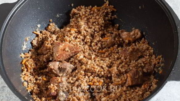 ШАГ 8. плов из гречки с бараниной