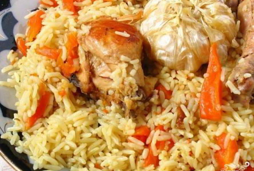 Плов из окорочков