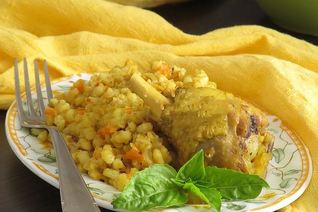 Плов из перловки с курицей в мультиварке