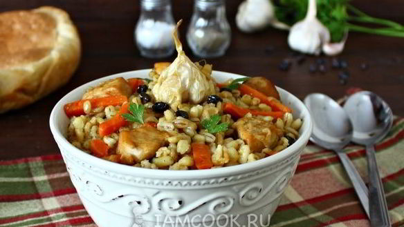 ШАГ 8. плов из перловки в мультиварке