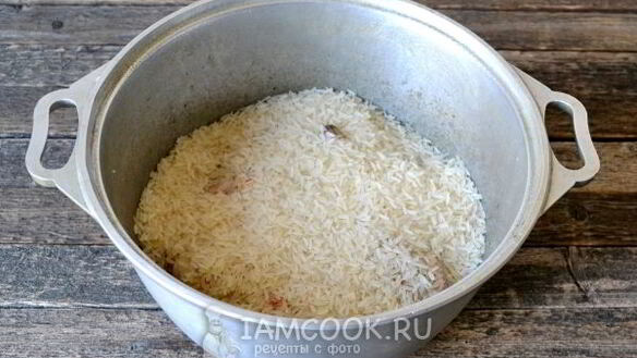 ШАГ 14. плов из пропаренного риса с курицей