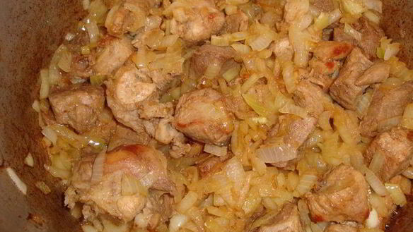 ШАГ 2. плов с айвой