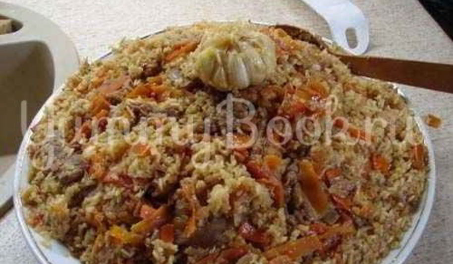 Рецепт плов с бараниной