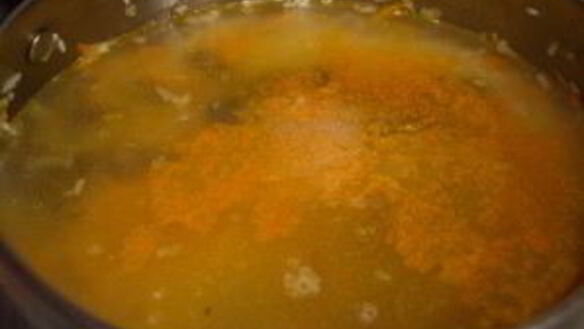 ШАГ 5. плов с белыми грибами