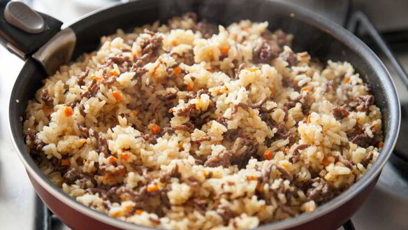 ШАГ 7. плов с фаршем