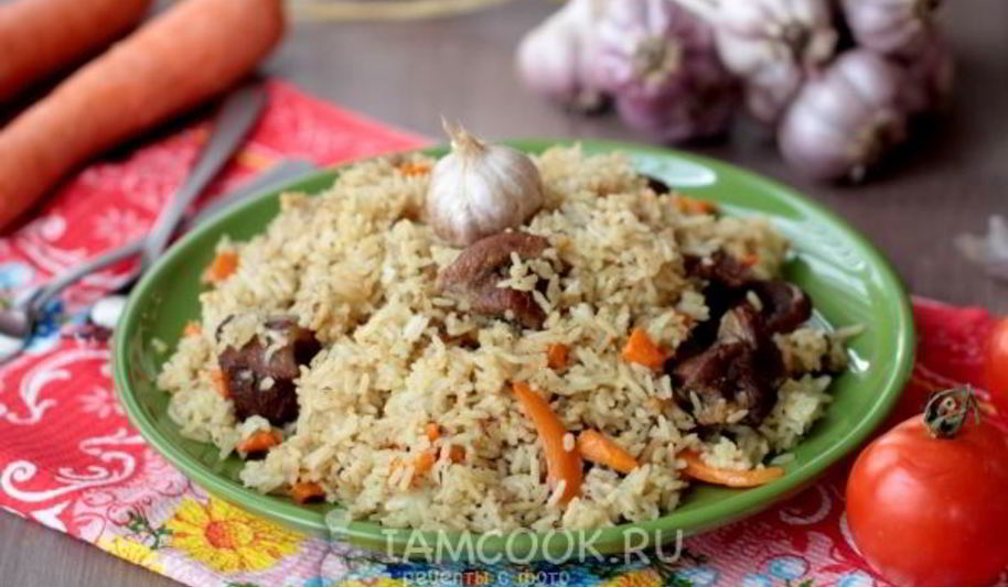 Рецепт плова с говядиного в мультиварке