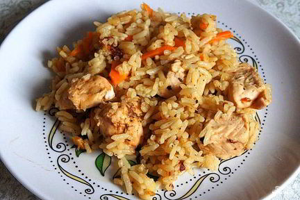 Плов с индейкой