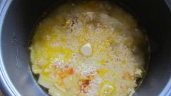 ШАГ 8. плов с кальмарами в мультиварке