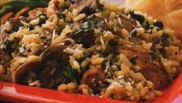 ШАГ 9. плов с курицей и грибами