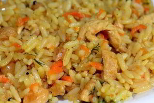 Плов с курицей