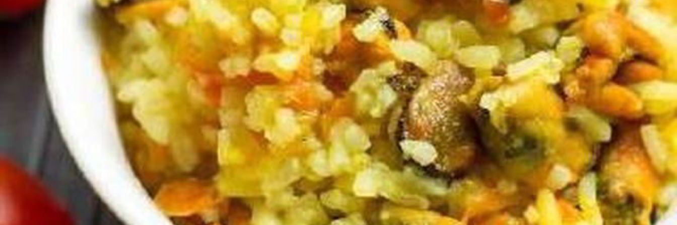 Плов с мидиями по-восточному