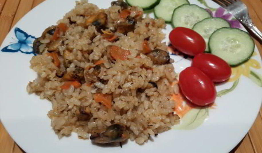 Рецепт плов с мидиями
