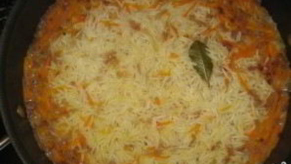 ШАГ 4. плов с морепродуктами