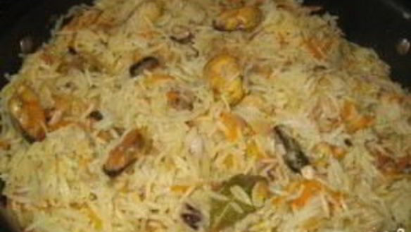 ШАГ 6. плов с морепродуктами