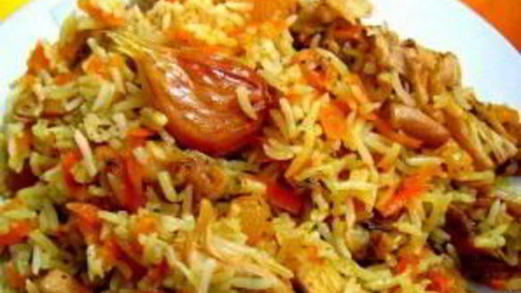 ШАГ 9. плов с мясом в мультиварке