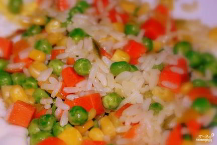 Плов с овощами