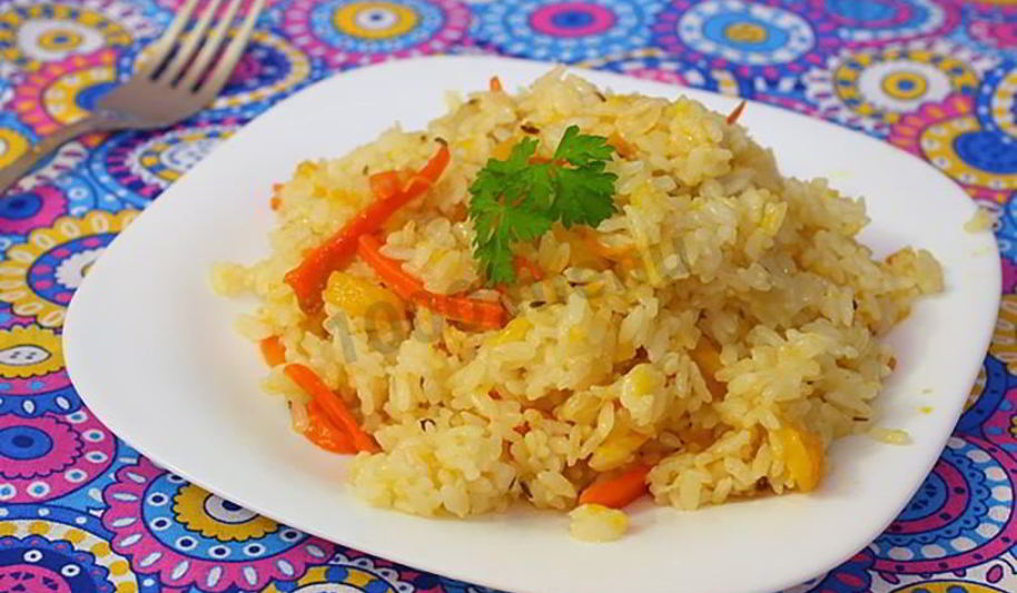 Рецепт плов с тыквой
