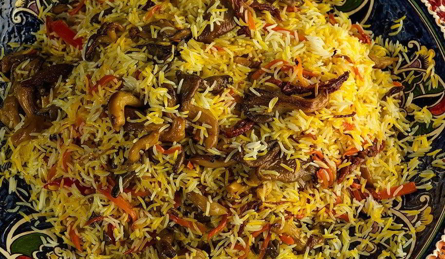 Рецепт плова с вешенками