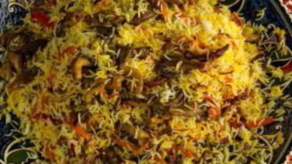 ШАГ 5. плов с вешенками