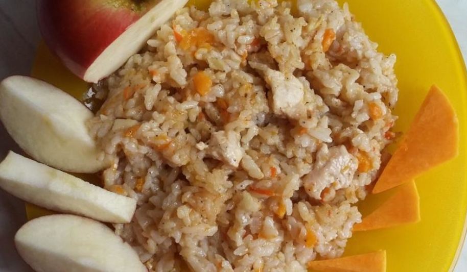 Рецепт плов с яблоками и тыквой