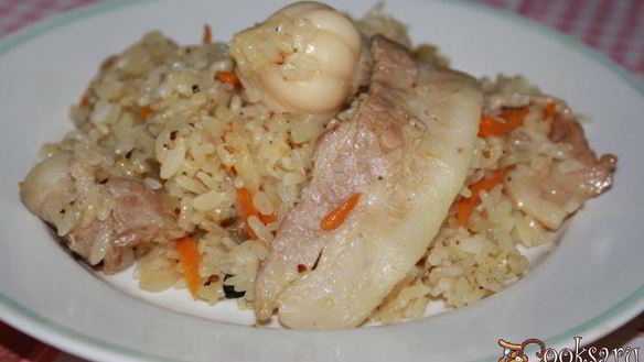 ШАГ 12. плов со свиным беконом