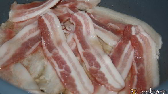 ШАГ 4. плов со свиным беконом