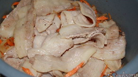 ШАГ 8. плов со свиным беконом