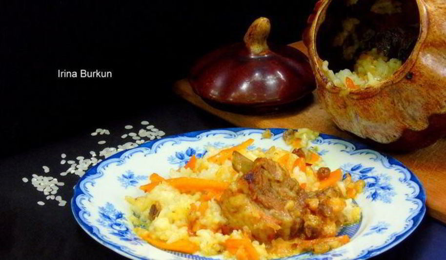 Рецепт плов в горшке
